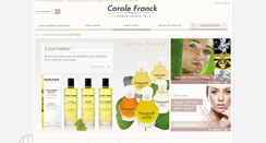 Desktop Screenshot of carolefranck.com