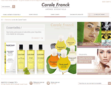 Tablet Screenshot of carolefranck.com